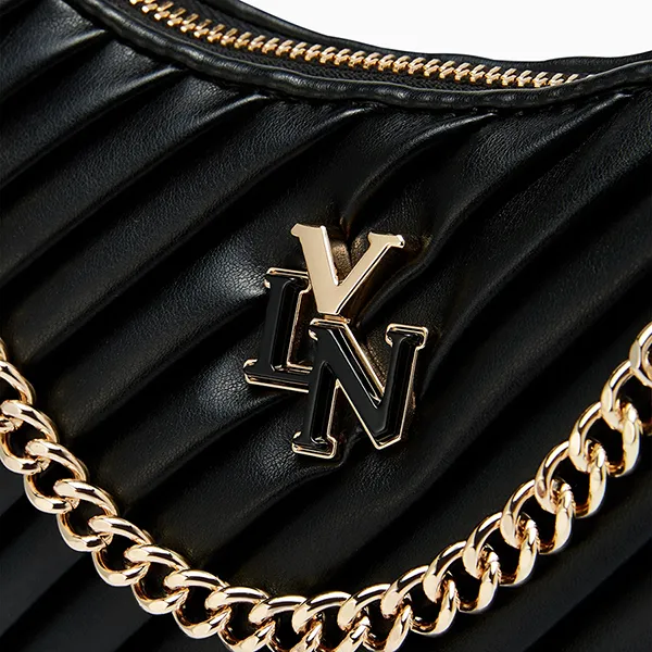 Túi Đeo Vai Nữ Lyn Pleat Rexha M Shoulder Bag Black L25FBWA054 Màu Đen