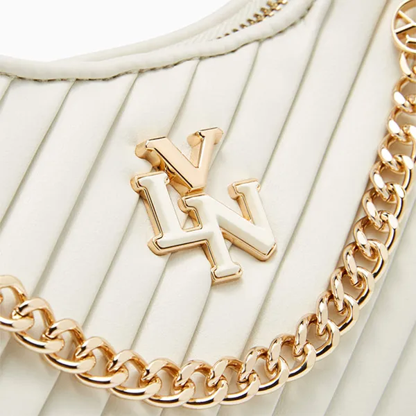 Túi Đeo Vai Nữ Lyn Pleat Rexha M Shoulder Bag Off-White L25FBWA054 Màu Trắng