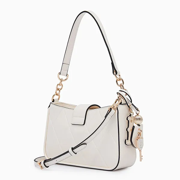 Túi Đeo Vai Nữ Lyn Re-Edit Wonder Ray S Shoulder Bag Ivory L25FBWA049 Màu Trắng