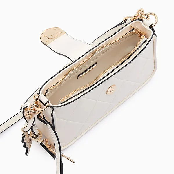 Túi Đeo Vai Nữ Lyn Re-Edit Wonder Ray S Shoulder Bag Ivory L25FBWA049 Màu Trắng