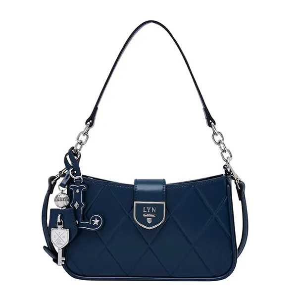 Túi Đeo Vai Nữ Lyn Re-Edit Wonder Ray S Shoulder Bag L25FBWA049 Màu Xanh Navy
