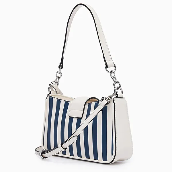 Túi Đeo Vai Nữ Lyn Re-Edit Wonder Ray S Shoulder Bag L25FBWA049 Màu Xanh/Trắng