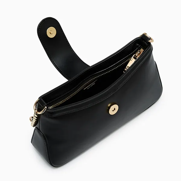 Túi Đeo Vai Nữ Lyn S Shoulder Bag Black LL25FBF042 Màu Đen
