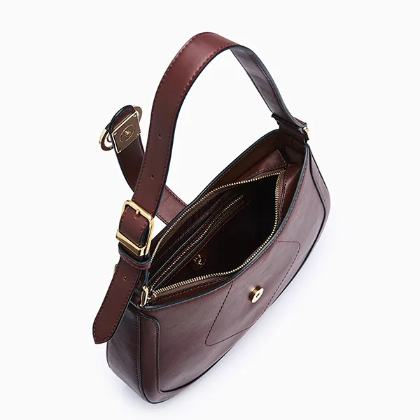 Túi Đeo Vai Nữ Lyn Tart Infinite M Shoulder Bag Dark Brown L25FBWB049 Màu Nâu