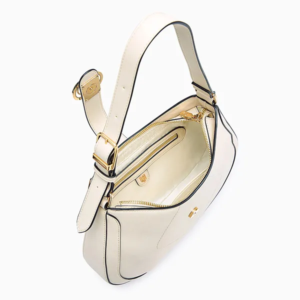 Túi Đeo Vai Nữ Lyn Tart Infinite M Shoulder Bag Ivory LL25FBT621 Màu Trắng