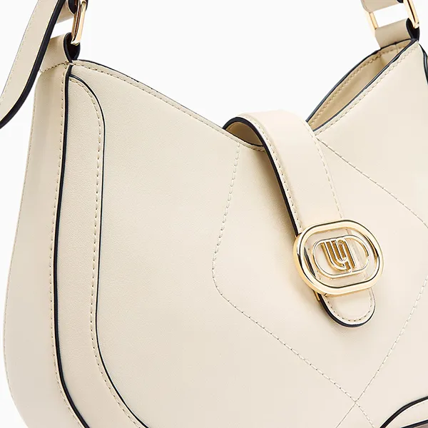 Túi Đeo Vai Nữ Lyn Tart Infinite M Shoulder Bag Ivory LL25FBT621 Màu Trắng