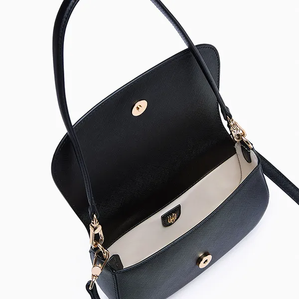 Túi Đeo Vai Nữ Lyn Tart Infinite Mini Shoulder Bag - Black L25FBWB051 Màu Đen