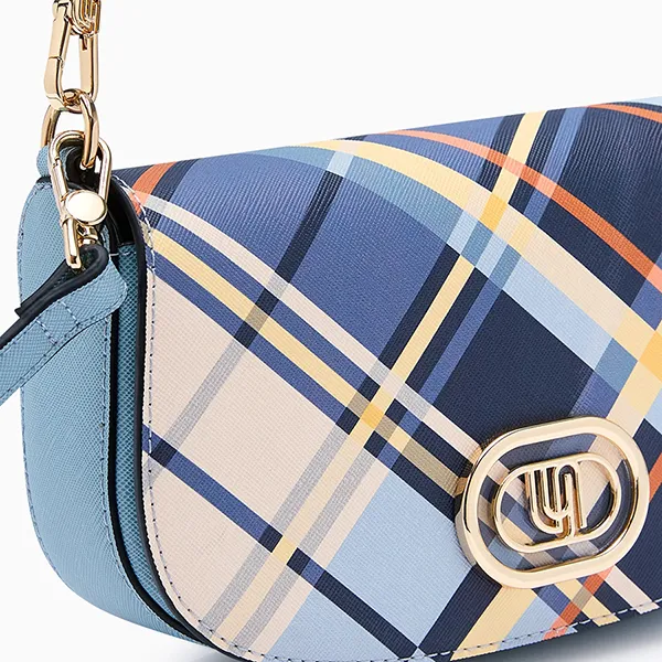Túi Đeo Vai Nữ Lyn Tart Infinite Mini Shoulder Bag L25FBWB050 Printed Blue Màu Xanh