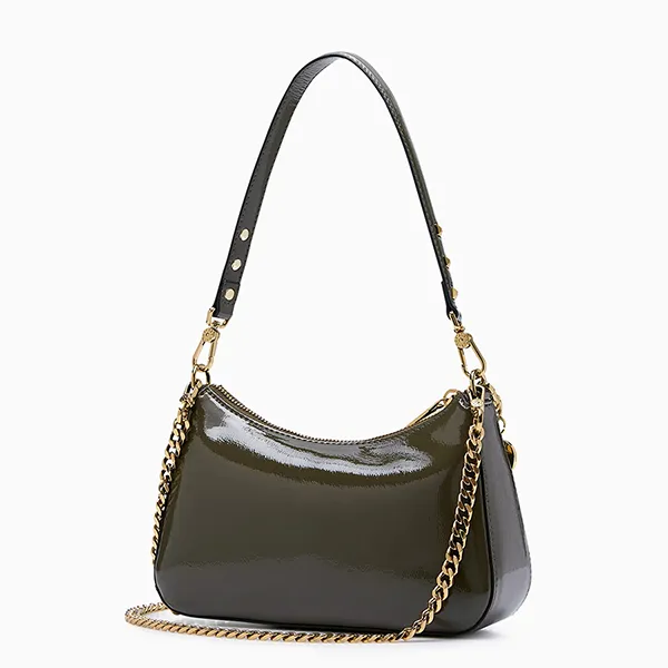 Túi Đeo Vai Nữ Lyn Tricia Rocky Shoulder Bag Dark Green LL24FBS183 Màu Xanh Rêu