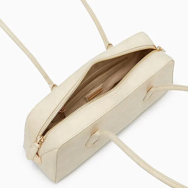 Túi Đeo Vai Nữ Lyn Yoko Shoulder Bag Ivory L25FBWA037 Màu Trắng Kem