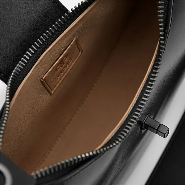 Túi Đeo Vai Nữ Pedro Icon Leather Hobo Bag Black PW2-36610008 Màu Đen