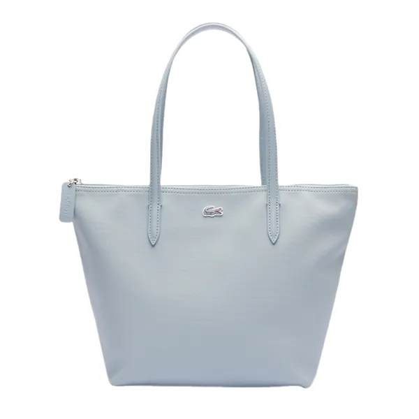 Túi Tote Nữ Lacoste Small L.12.12 Concept Tote Sliver/Trade Wind NF2037PO Q48 Màu Bạc