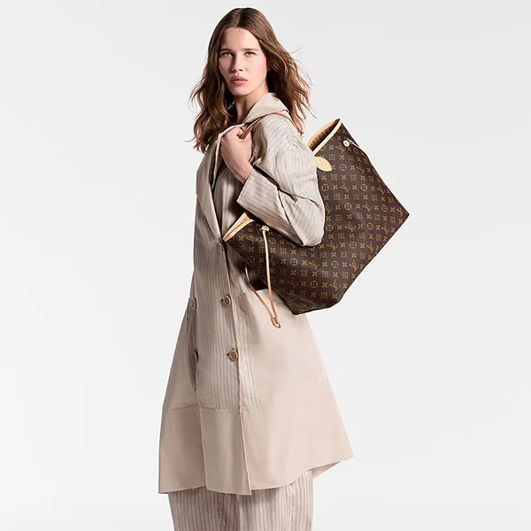 Túi Tote Nữ Louis Vuitton LV Neverfull GM M46978 Màu Nâu