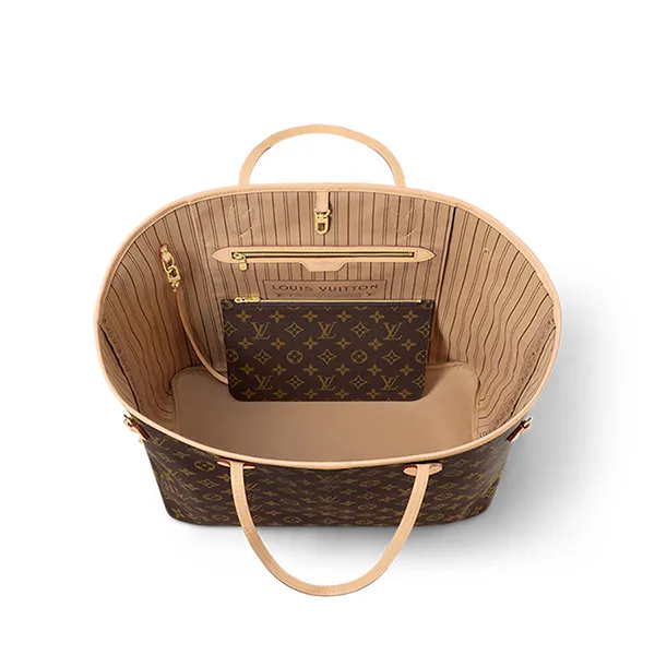 Túi Tote Nữ Louis Vuitton LV Neverfull GM M46978 Màu Nâu