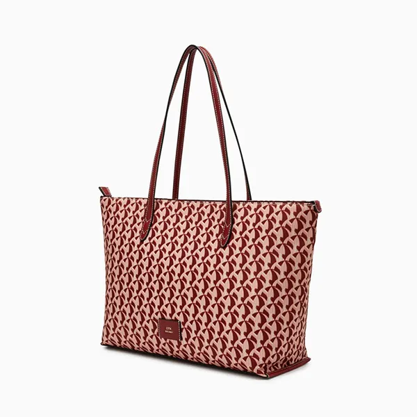 Túi Tote Nữ Lyn Solanory L Bag Dark Red L25FBWA009 Màu Đỏ Be