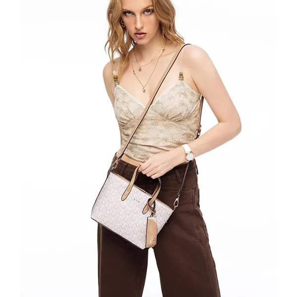 Túi Tote Nữ Lyn Solanory M Tote Bag Light Beige L25FBWA010 Màu Be Nhạt