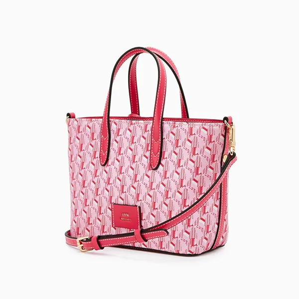 Túi Tote Nữ Lyn Solanory M Tote Bag Pink L25FBWA010 Màu Hồng Trắng