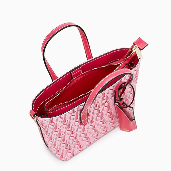 Túi Tote Nữ Lyn Solanory M Tote Bag Pink L25FBWA010 Màu Hồng Trắng