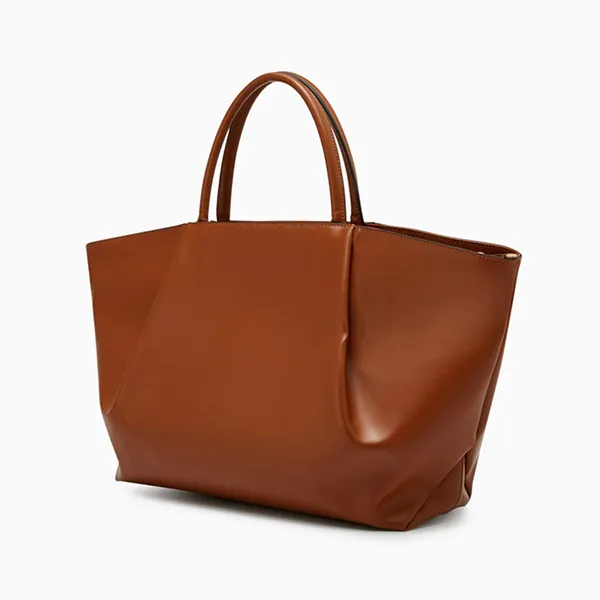 Túi Tote Nữ Lyn Trismo Xl Bag Dark Brown LL25FBF058 Màu Nâu Đậm