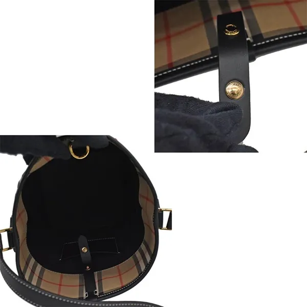 Túi Xách Nữ Burberry Ll Mini Ashby Check Phối Màu