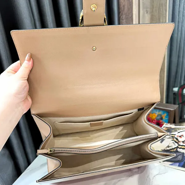 Túi Xách Tay Nữ Gucci Beige Red Green Leather Dionysus Bamboo Handle Large Màu Be Xanh