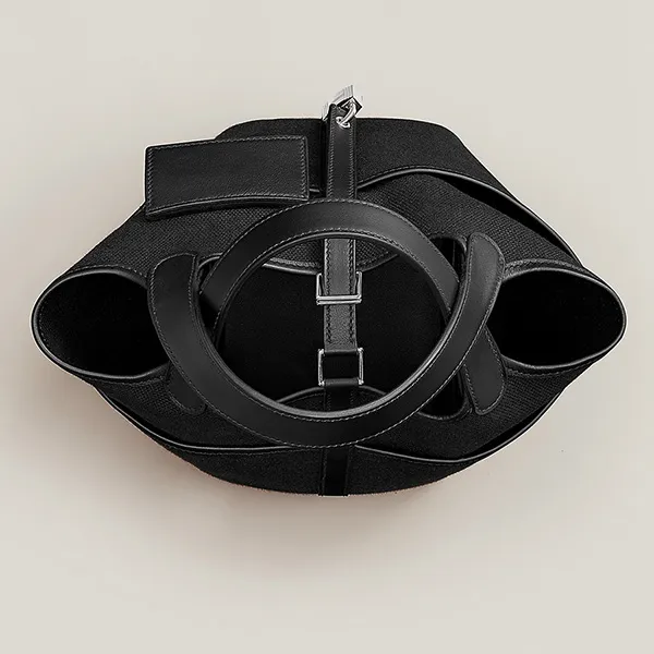 Túi Xách Tay Nữ Hermès Picotin Lock 18 Pocket Bag Noir Màu Đen
