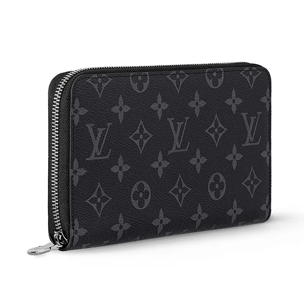 Ví Cầm Tay Nam Louis Vuitton LV Zippy Organizer M82081 Màu Đen/Xám
