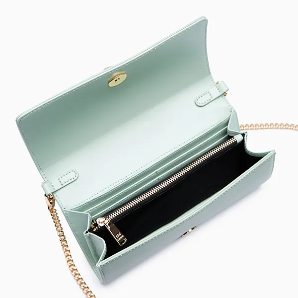 Ví Nữ Lyn Harmony Wallet On Chain - Green L25FWWB006 Màu Xanh