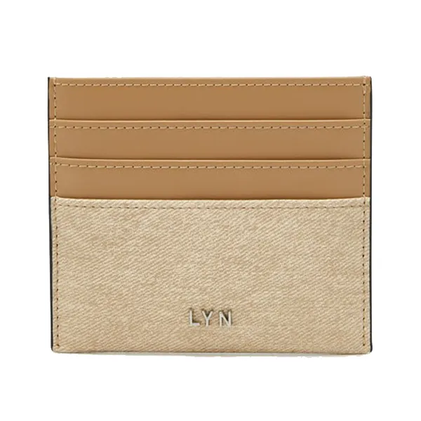 Ví Nữ Lyn La Benia Card Holder Wallet - Biege Variation 2 L25FWWA008 Màu Be
