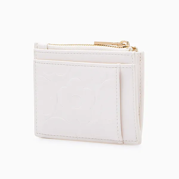 Ví Nữ Lyn Lucinda Card Holder Wallet - Ivory LL25FWT620 Màu Trắng Kem