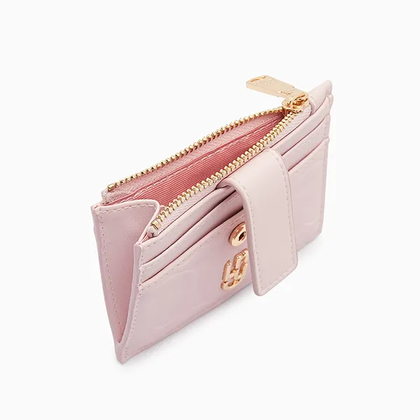 Ví Nữ Lyn Lucinda Card Holder Wallet - Pink LL25FWT620 Màu Hồng