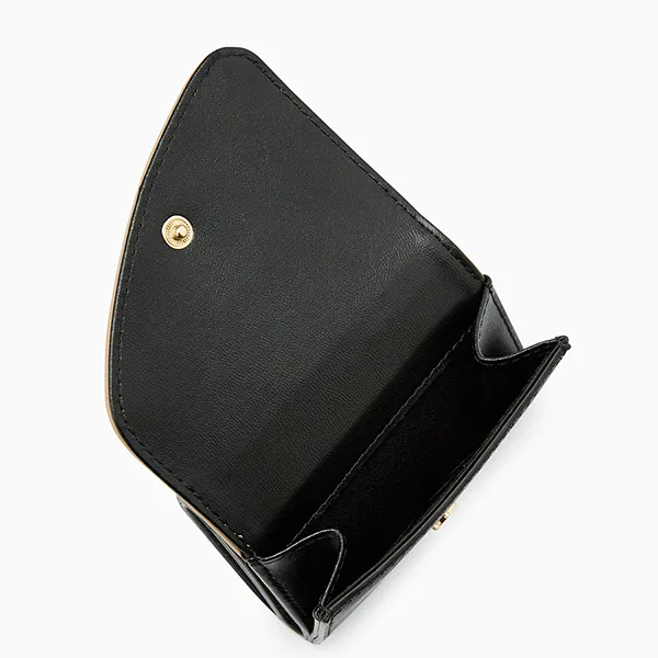 Ví Nữ Lyn Maddie Fold Wallet - Black LL25FWM606 Màu Đen Be