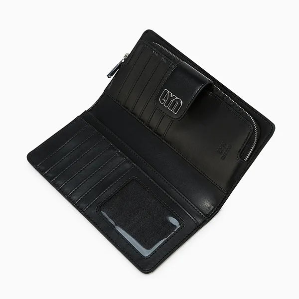 Ví Nữ Lyn Malik Long Wallet - Black LL25FWF012 Màu Đen