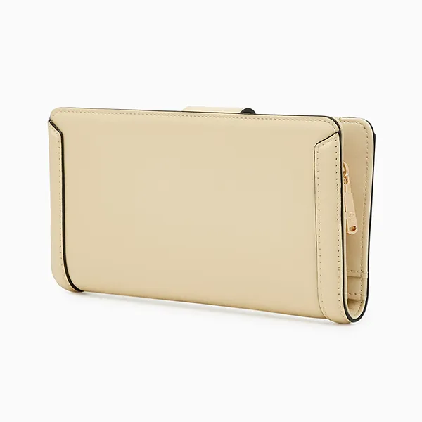 Ví Nữ Lyn Malik Long Wallet - Light Beige LL25FWF012 Màu Be