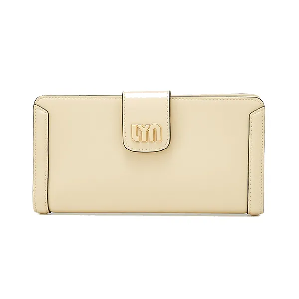 Ví Nữ Lyn Malik Long Wallet - Light Beige LL25FWF012 Màu Be