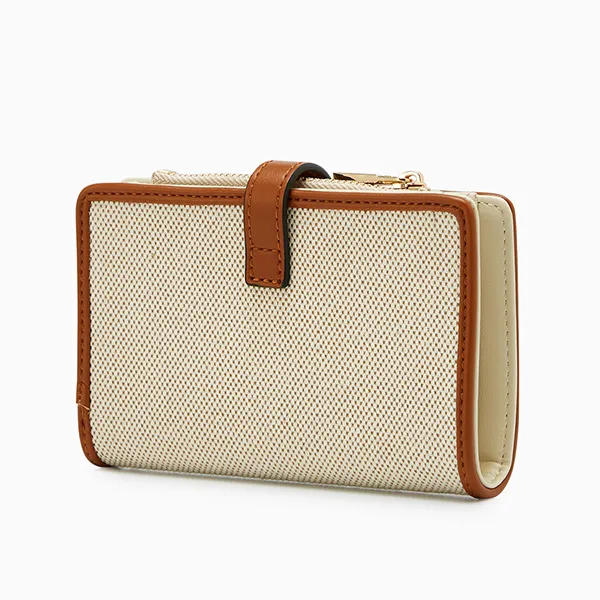 Ví Nữ Lyn Re-Edit Anderson Ease Semi Wallet - Tan L25FWWA015 Màu Nâu Be