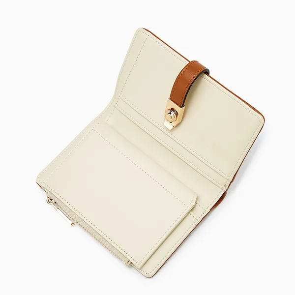 Ví Nữ Lyn Re-Edit Anderson Ease Semi Wallet - Tan L25FWWA015 Màu Nâu Be