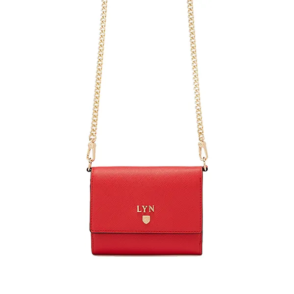 Ví Nữ Lyn Re-Edit Bauhaus Wallet On Chain - Red L25FWWA021 Màu Đỏ