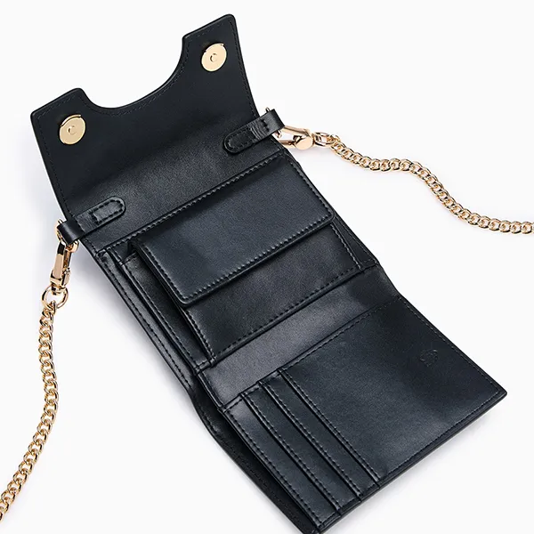 Ví Nữ Lyn Tart Infinite Fold Wallet On Chain - Black L25FWWB012 Màu Đen
