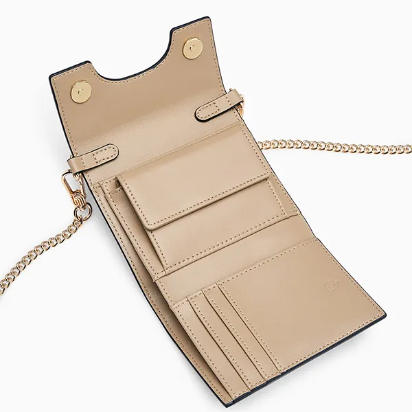 Ví Nữ Lyn Tart Infinite Fold Wallet On Chain - Printed Beige L25FWWB012 Màu Be