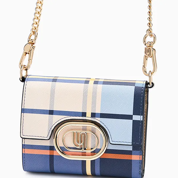 Ví Nữ Lyn Tart Infinite Fold Wallet On Chain - Printed Blue L25FWWB012 Màu Xanh Blue
