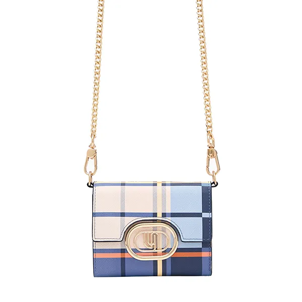 Ví Nữ Lyn Tart Infinite Fold Wallet On Chain - Printed Blue L25FWWB012 Màu Xanh Blue