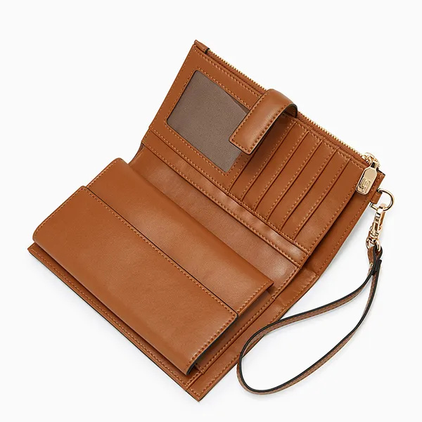 Ví Nữ Lyn Terracotta Infinite Long Wallet - Brown L25FWWA010 Màu Nâu