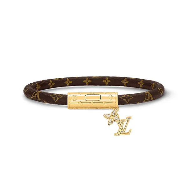 Vòng Đeo Tay Louis Vuitton LV Push M1035E Màu Nâu