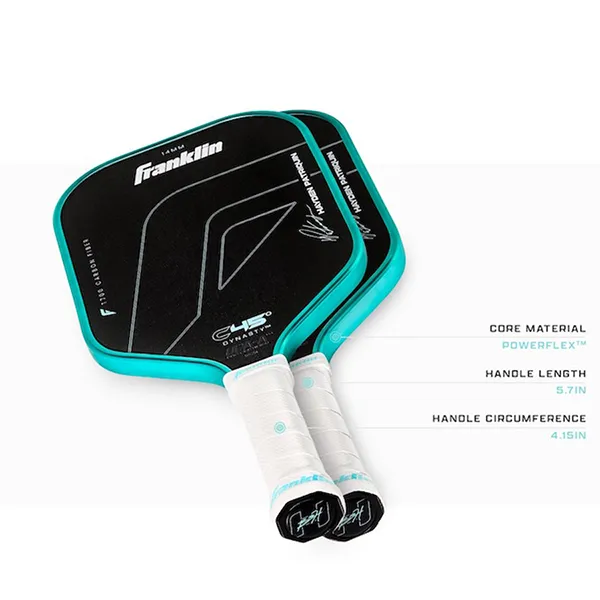 Vợt Pickleball Franklin C45 Hayden Patriquin 14mm Màu Xanh