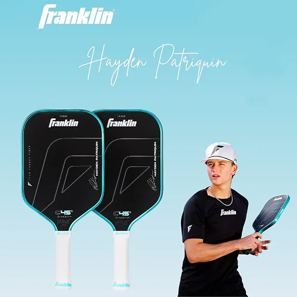 Vợt Pickleball Franklin C45 Hayden Patriquin 14mm Màu Xanh