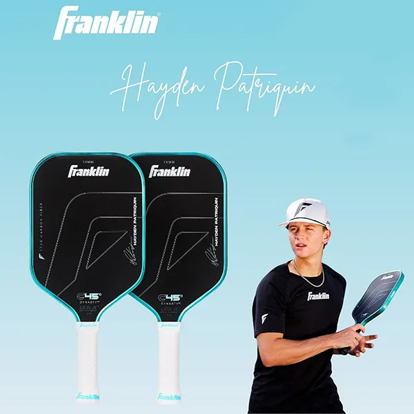 Vợt Pickleball Franklin C45 Hayden Patriquin 16mm Màu Xanh