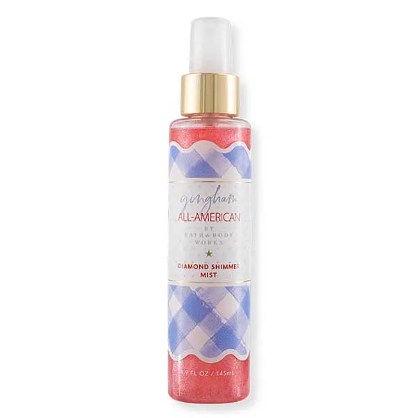 Xịt Thơm Toàn Thân Có Nhũ Bath & Body Works Gingham All-American Diamond Shimmer Mist 145ml