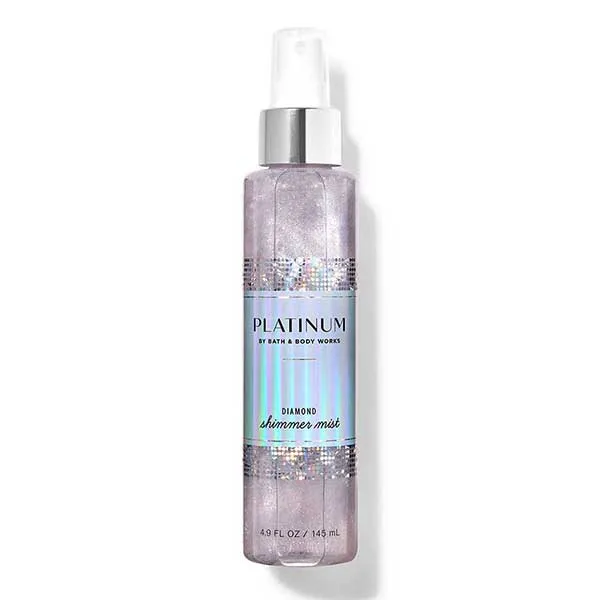 Xịt Thơm Toàn Thân Có Nhũ Bath & Body Works Platinum Diamond Shimmer Mist 145ml