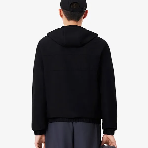 Áo Hoodie Nam Lacoste Water-Repellent Sport Track Jacket BH3466-00 8VM Màu Đen Size 5